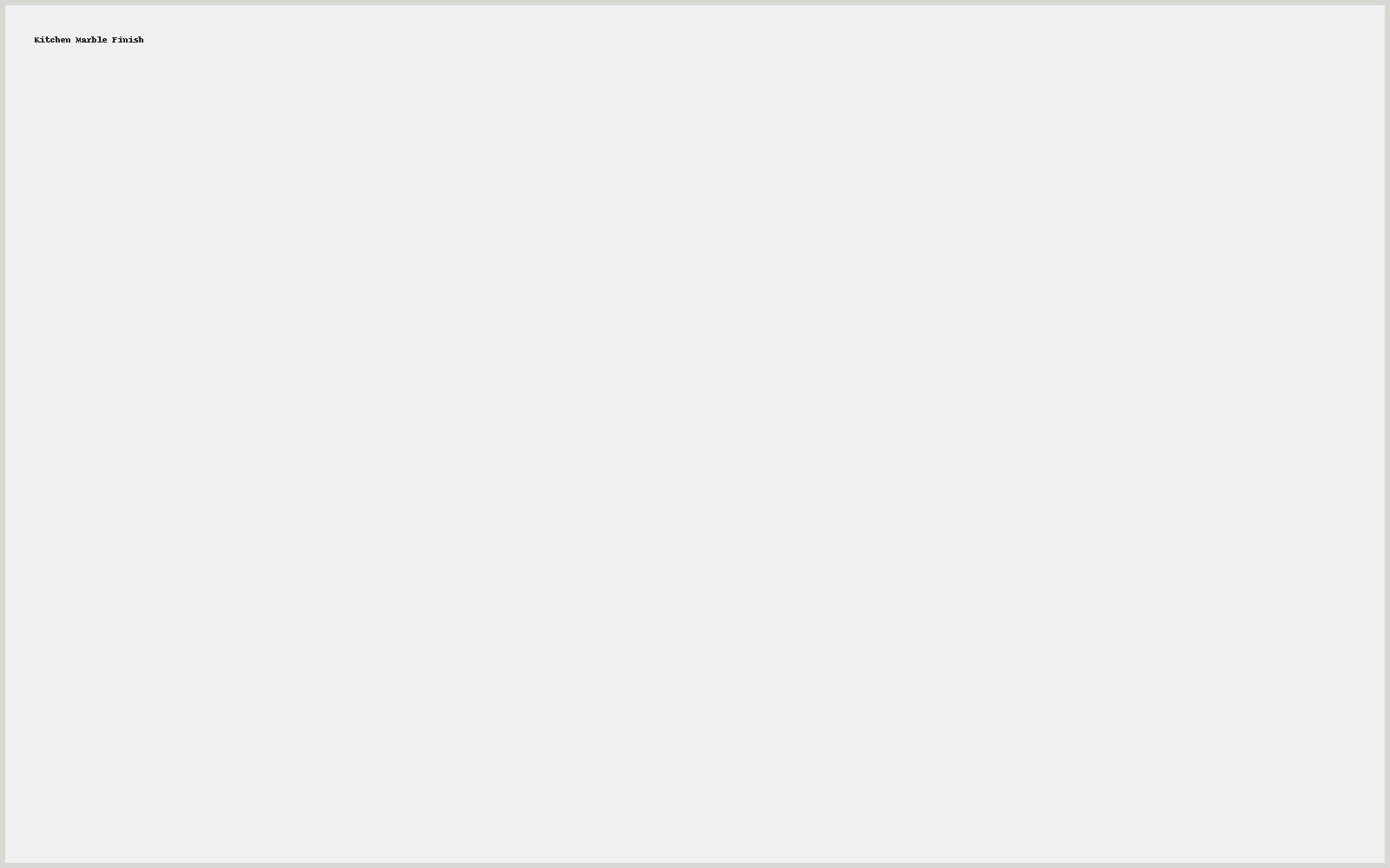 Kitchen Marble Finish